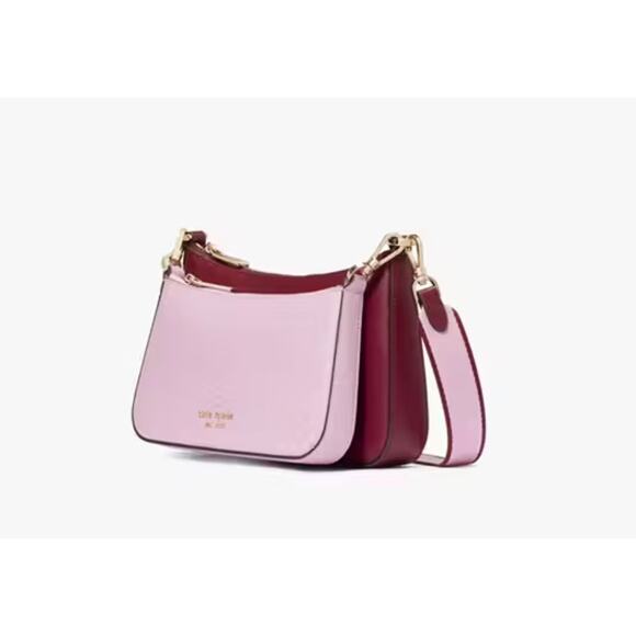 RETAIL $349 Kate Spade Duet Colorblock Saffiano Leather Small Crossbody*New - Picture 5 of 6